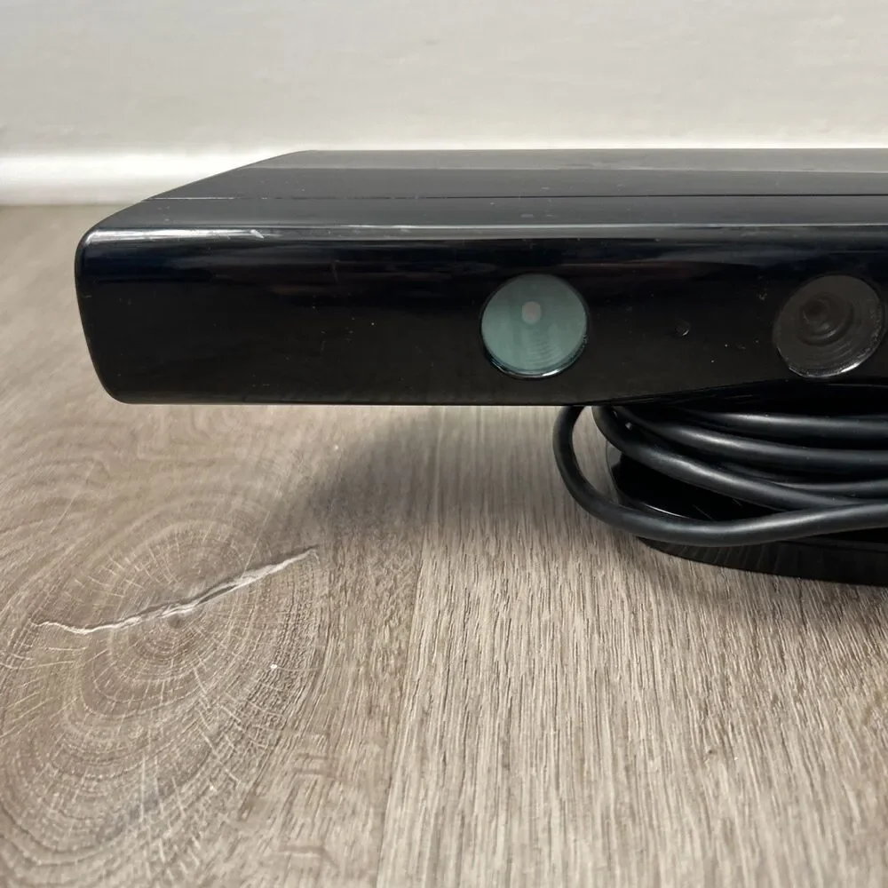Microsoft Xbox 360 Kinect Sensor Bar 1414 with 2 Games Cord Bundle Tested Works